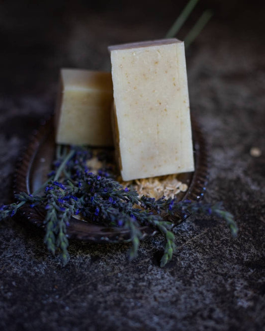 French Lavender & Oatmeal, Olive Oil Soap